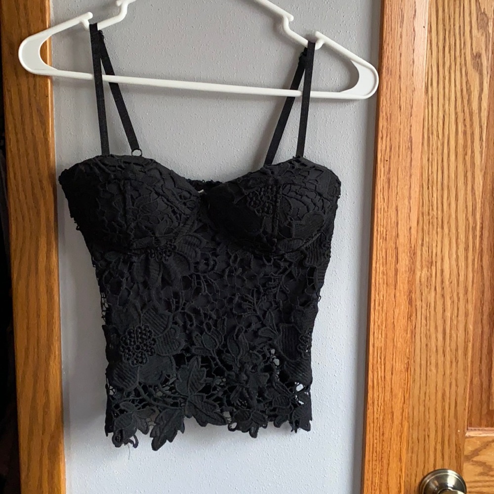 NWOT Lace Bustier Top